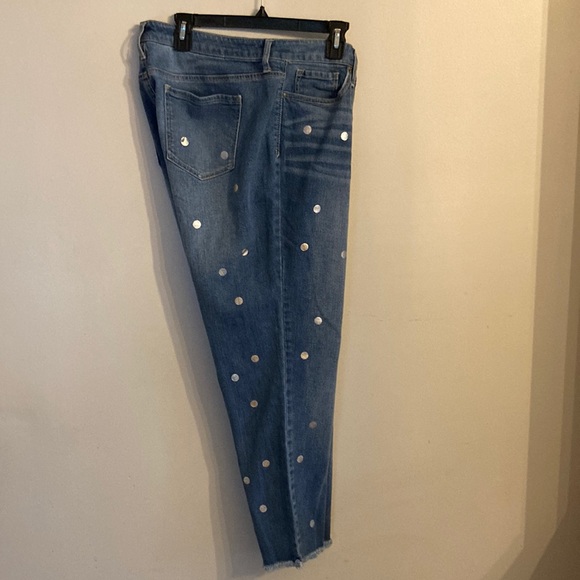 crown & ivy Denim - Crown &  Ivy Women’s Straight Jeans size 16 Regular :FINAL MARKDOWN: